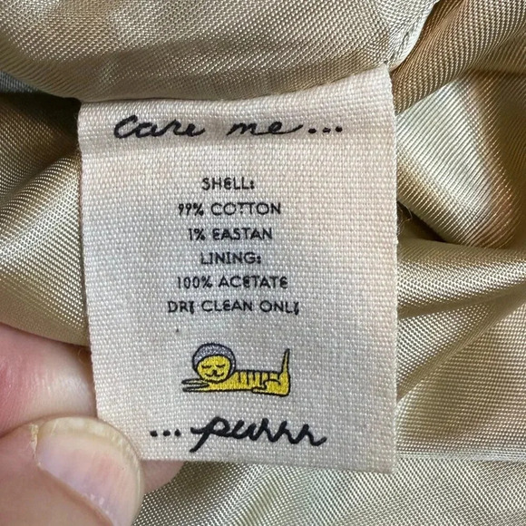 Anthropologie taikonhu chunky button skirt, size 0 - Picture 6 of 6